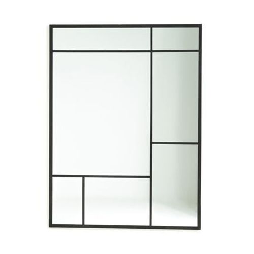 La Redoute IntÃ©rieurs - Miroir mÃ©tal style industriel 120x90 cm, Lenaig  - Noir