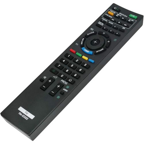 NAERYUT-Rm-Ed022 Télécommande De Remplacement Compatible Avec Tv Kdl-32Bx400 Kdl-40Bx400 Kdl-22Ex302 Kdl-26Ex301 Kdl-26Ex302 Kdl-32Ex301 Kdl-32Ex302 Kdl-32Ex401 Kdl-32Ex402 Kdl-37Ex401