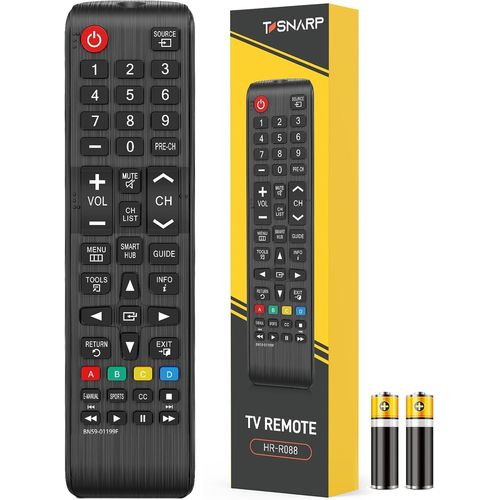 NAERYUT-Télécommande Universelle Pour Samsung Smart Tv,Télécommande De Rechange Pour Tous Les Télév urs Samsung Lcd Led Hdtv 3D Smart Tv Avec 2 Piles Aaa Incluses
