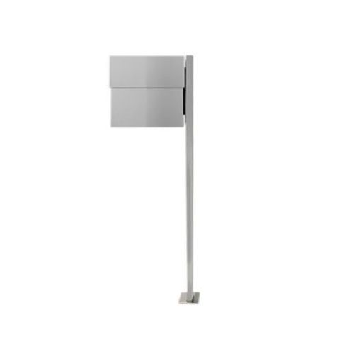Radius - Boã®Te Ã  Lettres Sur Pied Letterman Xxl 2 - Argent  - Gris
