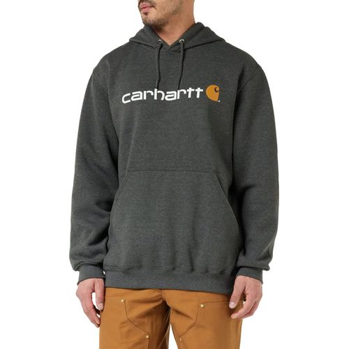 Carhartt - Signature Logo Sweatshirt - Sweat À Capuche Taille M, Bleu