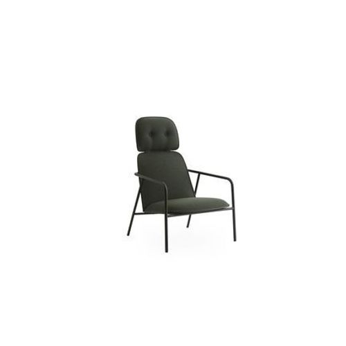 Normann Copenhagen - Chaise Lounge Pad  - Crochet (Synergie) - Acier - Acier - Avec Appui-Tãªte  - Gris