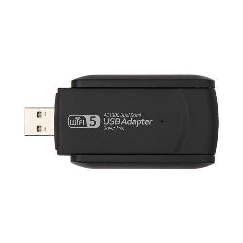 Adaptateur WiFi USB3.0 1300Mbps 802.11AX Adaptateur 2.4G / 5GHz Récepteur WiFi 5G sans fil double bande Carte réseau AC Pilote gratuit