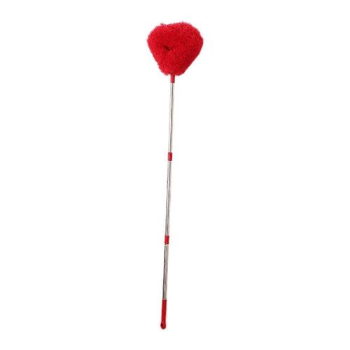 Plumeau Rétractable En Acier Inoxydable À Long Manche Brosse À Épousseter Outils De Nettoyage Ménager De Voiture Rouge
