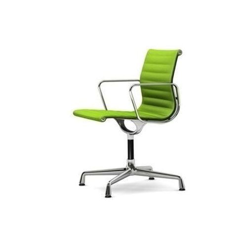 Vitra - Chaise En Aluminium - Ea 104 - Chromã© - Hopsak - Vert Prairie/Forest  - Vert