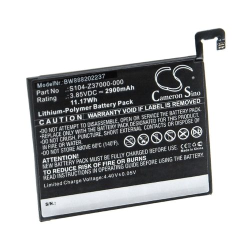 Batterie Vhbw Compatible Avec Wiko View 2 Pro, 2 Téléphones Portables Smartphone (2900mah, 3.85v, Li-Polymer)