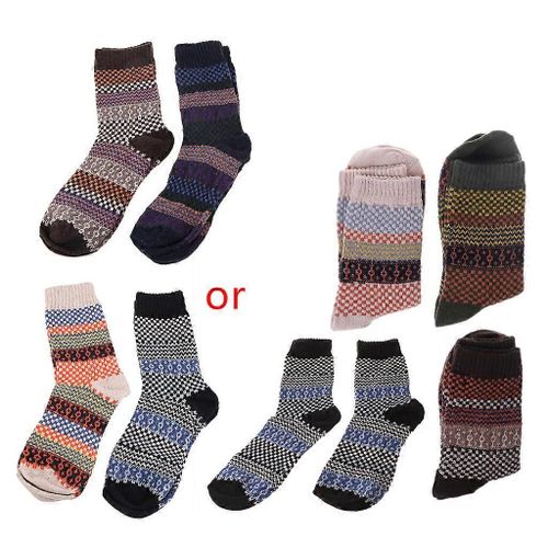 4pair Casual Hommes Chaud Hiver Doux Épais Angora Cachemire Lapin Laine Mélangée Chaussettes