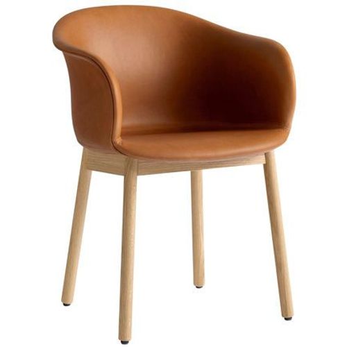 Andtradition - Chaise Elefy Jh31 - Cuir Cognac - Chãªne  - Marron