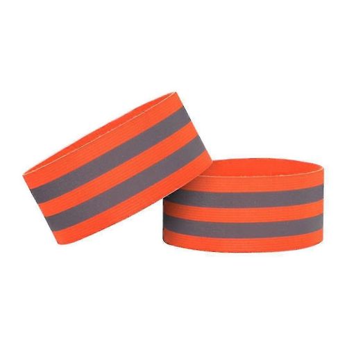 4pcs Brassards Haute Visibilité, Ceinture Hautement Réfléchissante Ceinture Haute Visibilité, Bande Réflecteur Réfléchissante Pour Bras Ou Cheville
