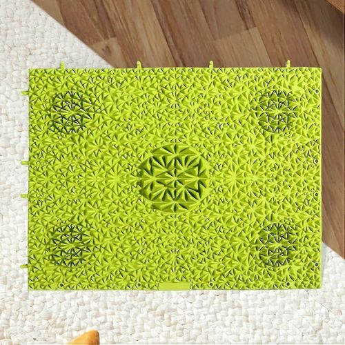 Unique Coussin De Massage Pour Les Pieds Tapis De Salle De Bain Antidérapant Tapis De Yoga Tapis D'acupression Plaque D'orteil Pour Le Corps Lantar Fasciite Circulation, Vert