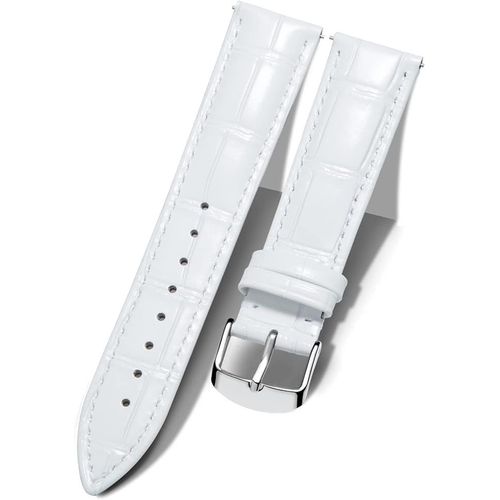 Ershi-Bracelet De Montre En Cuir Crocodile Véritable Remplacement Montre Bracelet À Dégagement Rapide Etanche 10 Couleurs 13 Taill[1