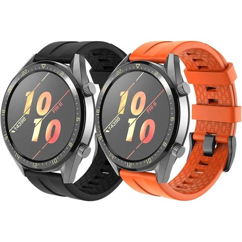 Ershi-Bracelet Pour Huawei Watch Gt3/Gt2/Gt2 Pro 46 Mm, Bracelet En Silicone Souple 22 Mm Pour Huawei Watch Gt Sport Active 46 Mm/[1