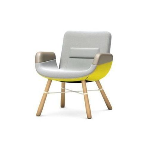 Vitra - Fauteuil East River Chair - Chãªne Nature - Lumineux  - Gris