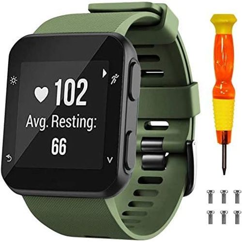Ershi-Pour Garmin Forerunner 35 Strap/Garmin Approach S10 Strap Bracelet De Montre De Remplacement En Silicone Souple Forerunner 3[1