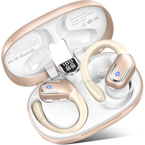ERSHI-Ecouteurs Bluetooth sans Fil Sport, Ecouteurs Bluetooth 5.3 avec HiFi Stéréo, 75H Écouteurs sans Fil avec ENC Réduction de B[5