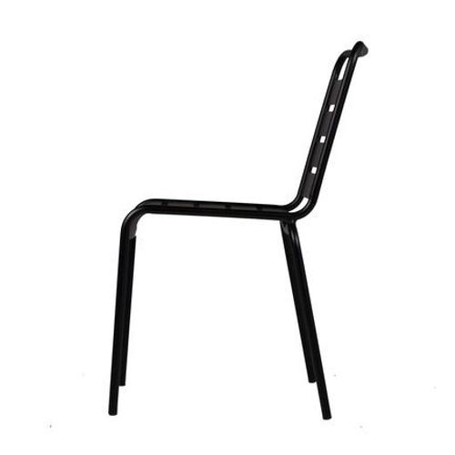 Jan-Kurtz - Chaise Empilable Fiam Mya Metal - Noir  - Noir