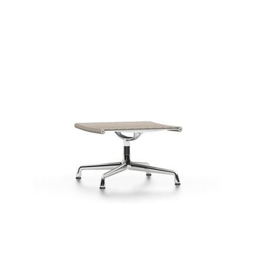 Vitra - Chaise En Aluminium - Ea 125 - Tabouret - Poli - Cuir Sable  - Beige