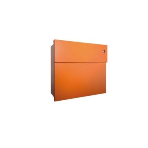 Radius - Boã®Te Aux Lettres Letterman Avec Sonnette Bleue - Orange  - Orange
