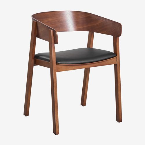 Lot De 2 Chaises De Salle À Manger En Bois Olsen Bois Foncé