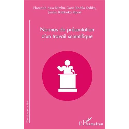 Normes De Présentation D'un Travail Scientifique