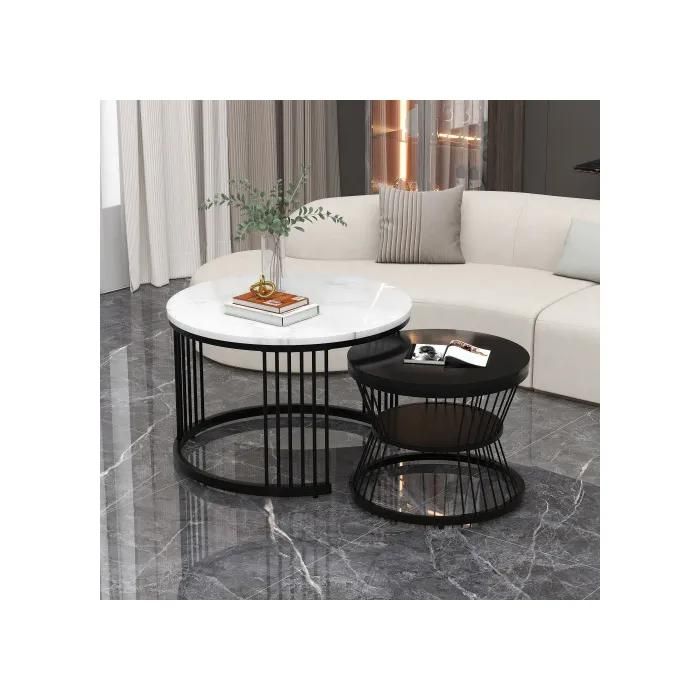 Table basse gigogne moderne, ensemble de tables basses, plateau de ...