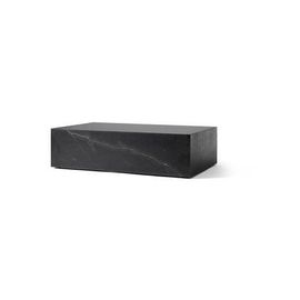 Audo - Table Plinth  - Marbre Noir - Low  - Noir