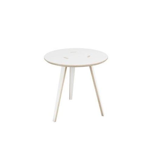 Tojo - Table Ronde - 45 Cm  - Blanc