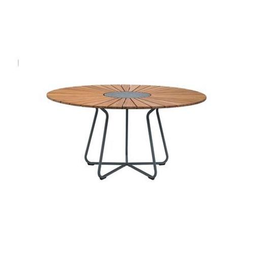 Houe - Table Circle Aluminium - Ã 150 Cm  - Marron