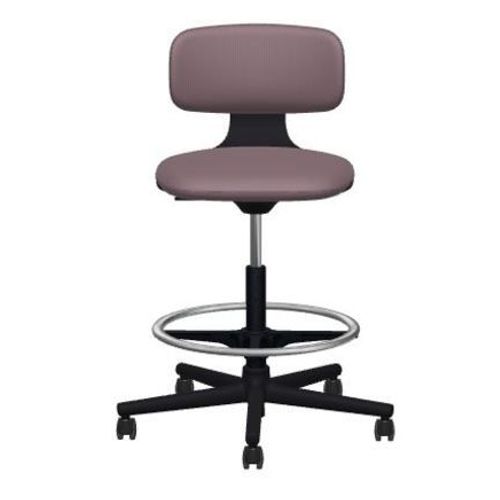 Vitra - Rookie High - Tress Mã©Lange Aubergine - Soft Light  - Beige