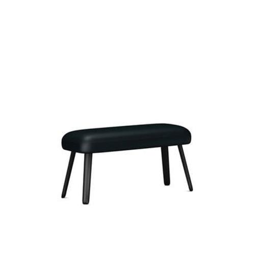 Vitra - Repos Panchina - Petit - Noir - Cuir Nero  - Noir