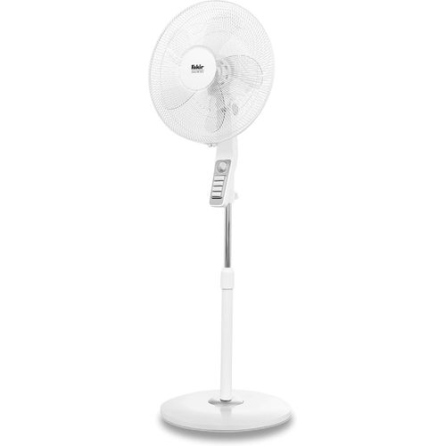 LETNERNY-Trend Vc 35 S Ventilateur Sur Pied Silencieux Réglable En Hauteur Avec Socle Stable Et 3 Niveaux De Puissance, Ventilateur Avec Oscillation À 90° Et Minuterie, Hauteur Réglable De 110 À 150