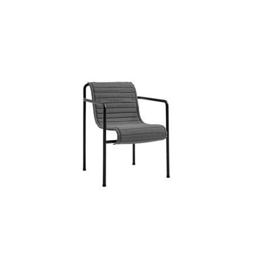 Hay - Coussin Pour Chaise Avec Accoudoirs Palissade Dining - Carbone  - Gris
