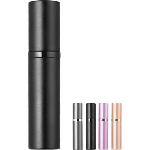 Letnerny-Vaporisateur De Parfum Rechargeable, Vide, Vaporisateur De Parfum De Voyage, 5 Ml, Mini Flacon Pulvérisateur Portable, Vaporisateur De Poche Pour Les Déplacements (J Noir) 