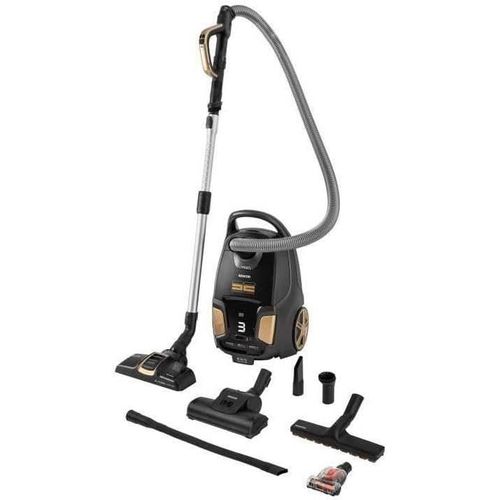 LETNERNY-600 W 59 Db Aspirateur Avec Sac, Noir