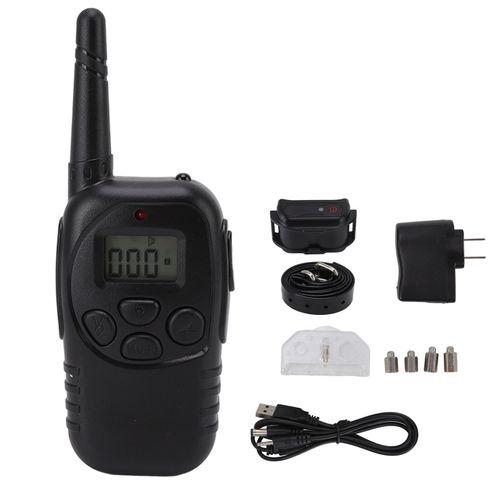 Collier Anti-Aboiement Pour Chien, Etanche Ip65, Sensibilite Reglable, Rechargeable, Avec Telecommande