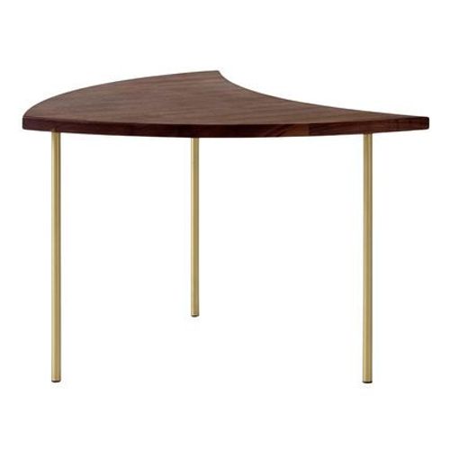 Andtradition - Table D'appoint Pinwheel - Oiled Walnut - Laiton - Marron