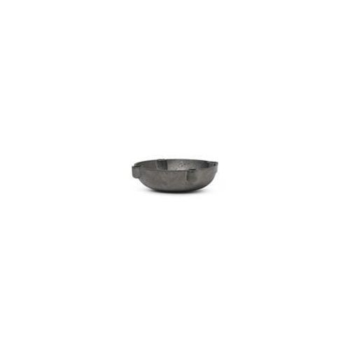 Ferm LIVING - Bougeoir Bowl - Laiton noir - Noir