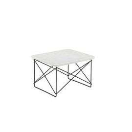 Vitra - Table Occasional Ltr - Marbre De Carrare - Noir - Blanc