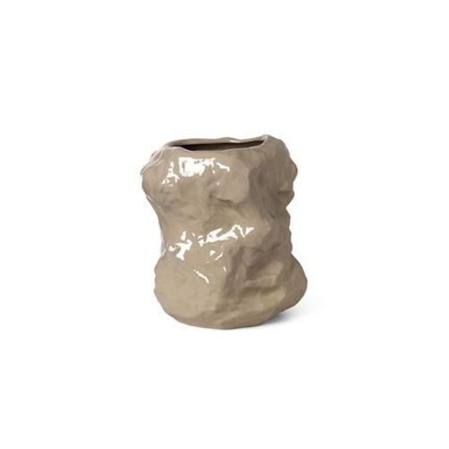 Ferm LIVING - Vase Tuck - cashmere - Ø 34 cm - Beige