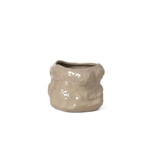 Ferm LIVING - Vase Tuck - cashmere - Ø 29 cm - Beige