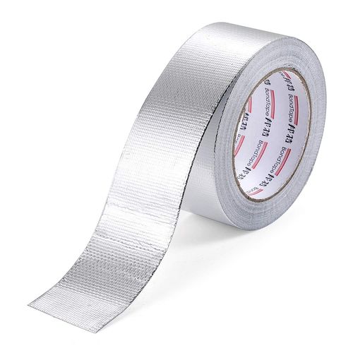 LETNERNY-Ruban Auto-Adhésif, Ruban En Aluminium, Résistant À La Chaleur Protection Thermique, Indéchirable. Large Ruban En Aluminium D'Étanchéité Avec Un Tissu En Maille De Verre Pour Sceller Isolant