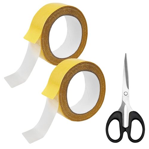 LETNERNY-Ruban Adhésif Double Face Extra Fort 3 Cm X 20 M - Double Face - Imperméable - Transparent - 2 Rouleaux De Ruban Adhésif Double Face - Déchirable À La Main