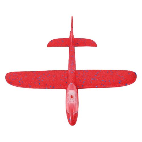 48 Cm  La Main Jettent Lclairage De LAvion Planeur Qui Brille Dans LObscurit Jouets En Mousse Modle DAvion Led Jeux Flash