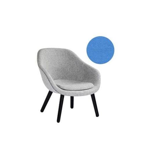 Hay - About A Lounge Chair Low Aal 82 - Remix 743 - Bleu - Vernis Noir À Base D'eau - Bleu