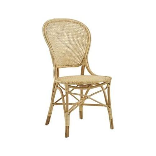 Sika-Design - Chaise Repas En Rotin Naturel - Jaune