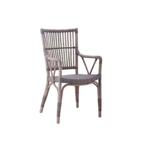 Sika-Design - Chaise Repas En Rotin Taupe - Marron