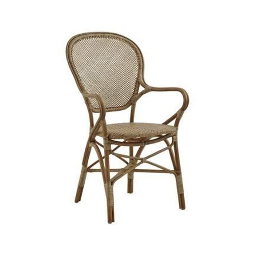 Sika-Design - Chaise Repas Empilable En Rotin Antique  - Marron