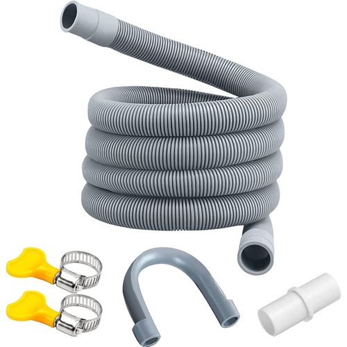 Flexible D'Évacuation Universel, Tuyau De Vidange Pour Machine À Laver, Rallonge De Tuyau Pour Lave Vaisselle, Rallonge De Tuyau De Vidange Pour Tuyau, Tuyau D'Évacuation D'Eau, Tu[MAC0985]