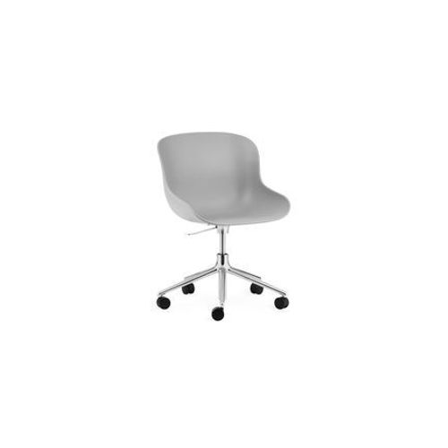 Normann Copenhagen - Fauteuil Pivotanthyp Avec Roulettes - Gris - Aluminium - Gris