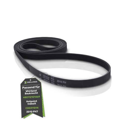 Courroie 2010 Ph 7 Pour Whirlpool Bauknecht 480112101469 Hotpoint C00311014 Courroie Trapézoïdale 2010Ph7 Pour Sèche-Linge Tk Azb Hscx[MAC1400]